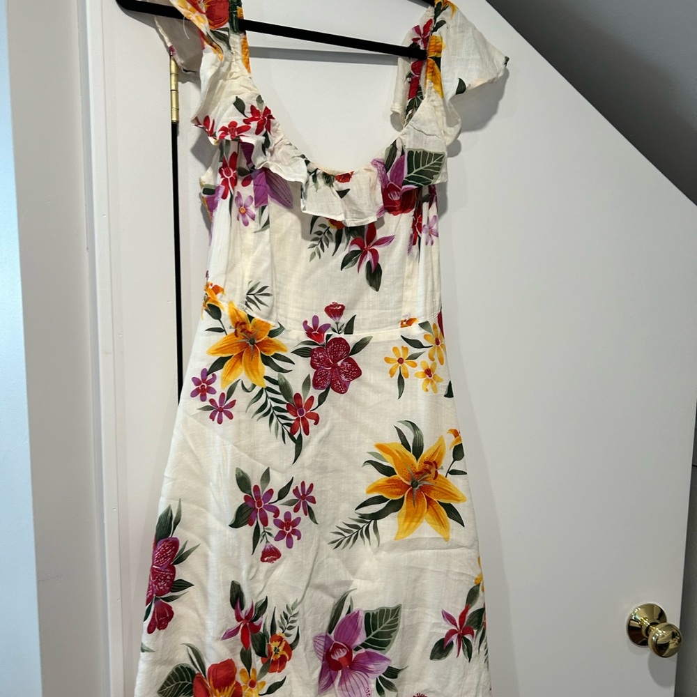 Old Navy Yellow and Purple Sundress Sleeveless Mini